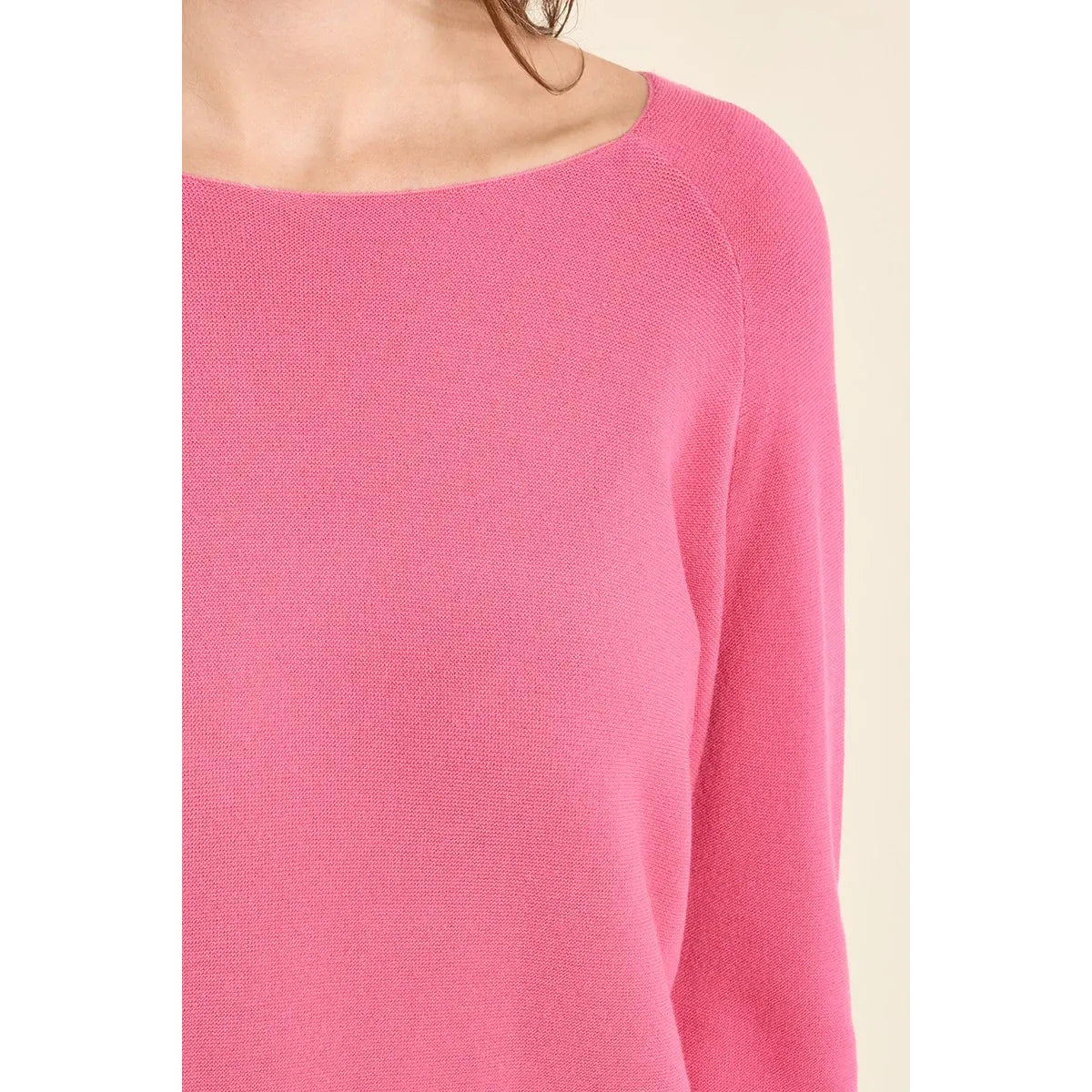 Molly Bracken Boat Neck Long Sleeve Sweater