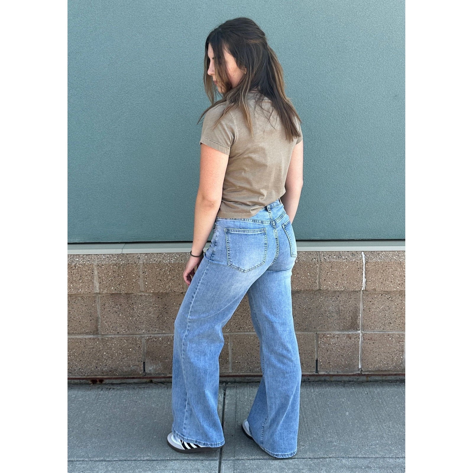 Molly Bracken Molly Bracken Jamie Wide Leg Denim Pant