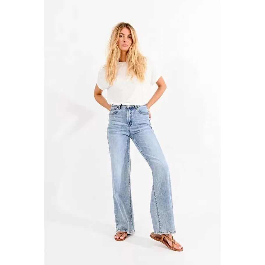 Molly Bracken Molly Bracken Jamie Wide Leg Denim Pant