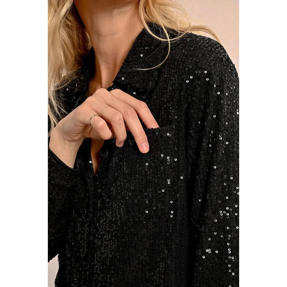 Molly Bracken Molly Bracken Sequin Blouse
