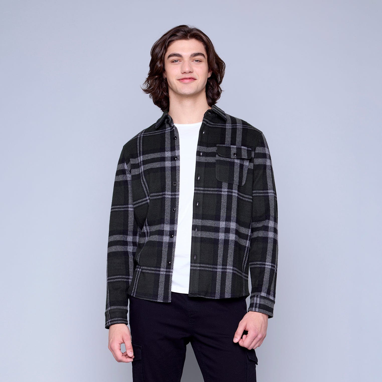 RD Green / S Hedge Plaid Shirt