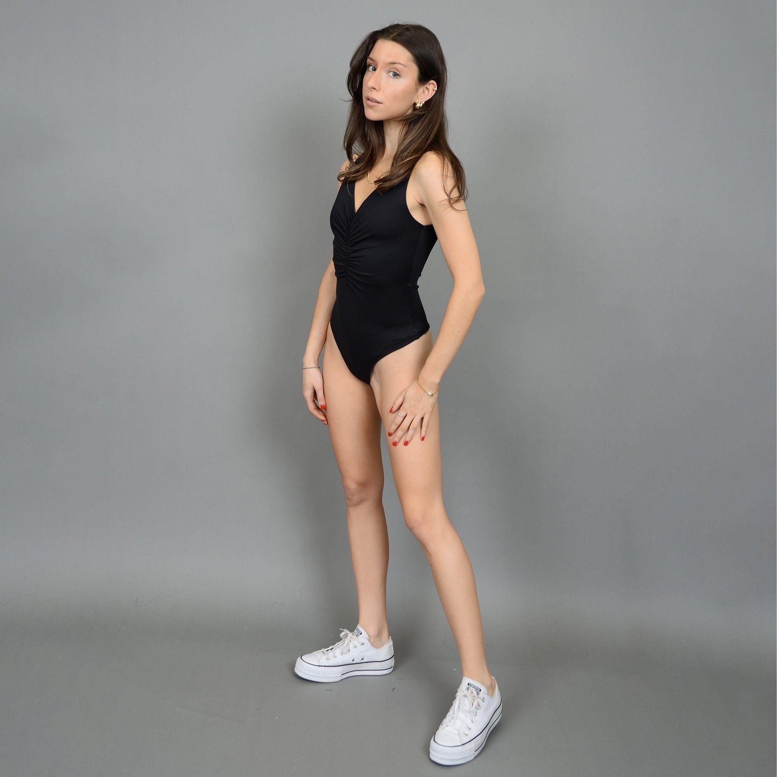 RD Second Skin Viola Sleeveless Vneck Bodysuit