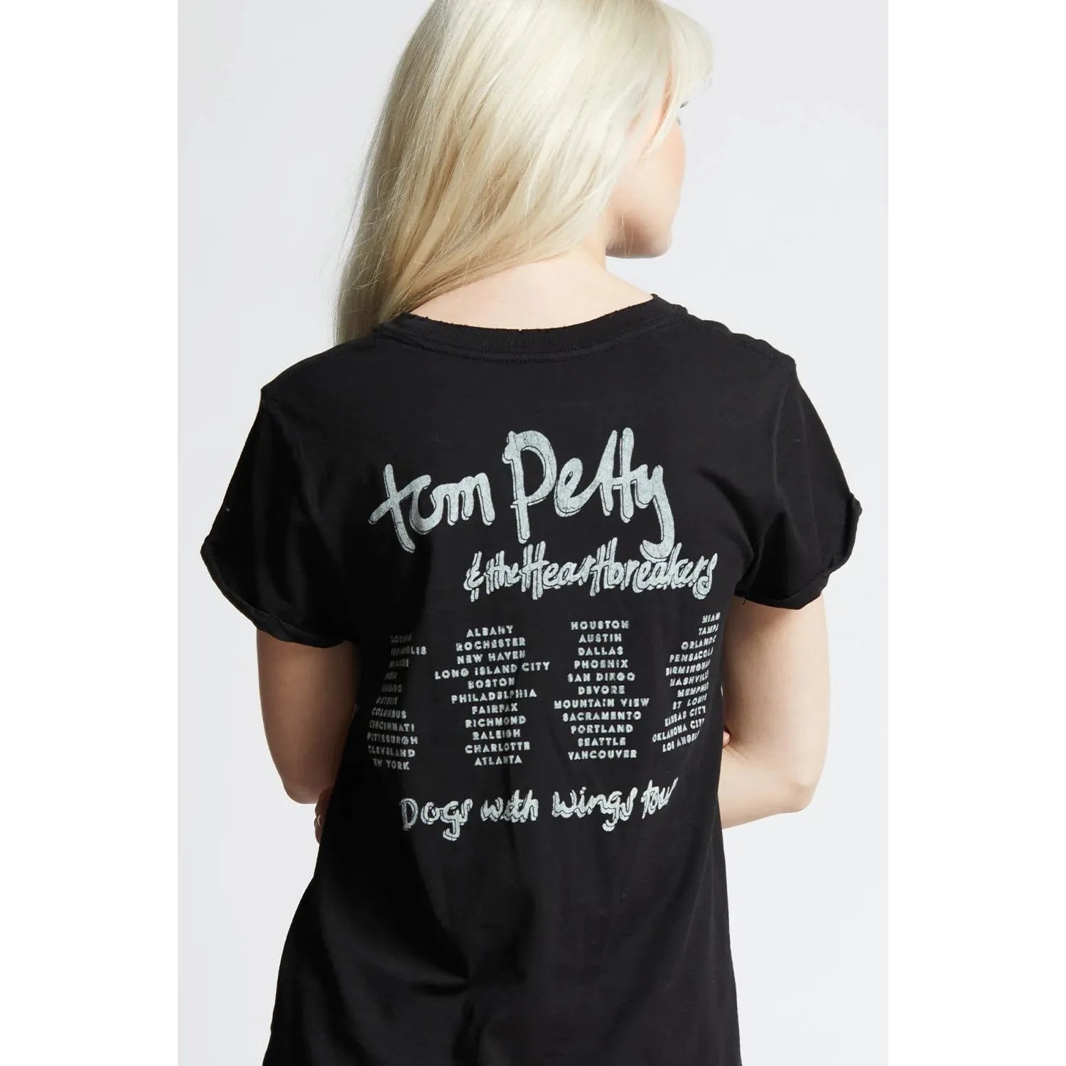 Recycled Karma Recycled Karma Tom Petty Dogs with Wings Tee
