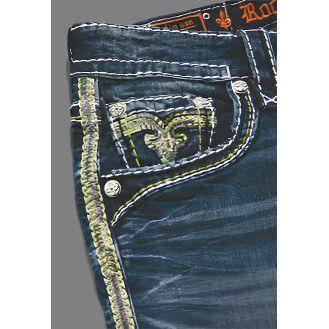 Rock Revival Donn J204 Straight Denim features premium stretch fabric and exquisite needlework for lasting comfort.