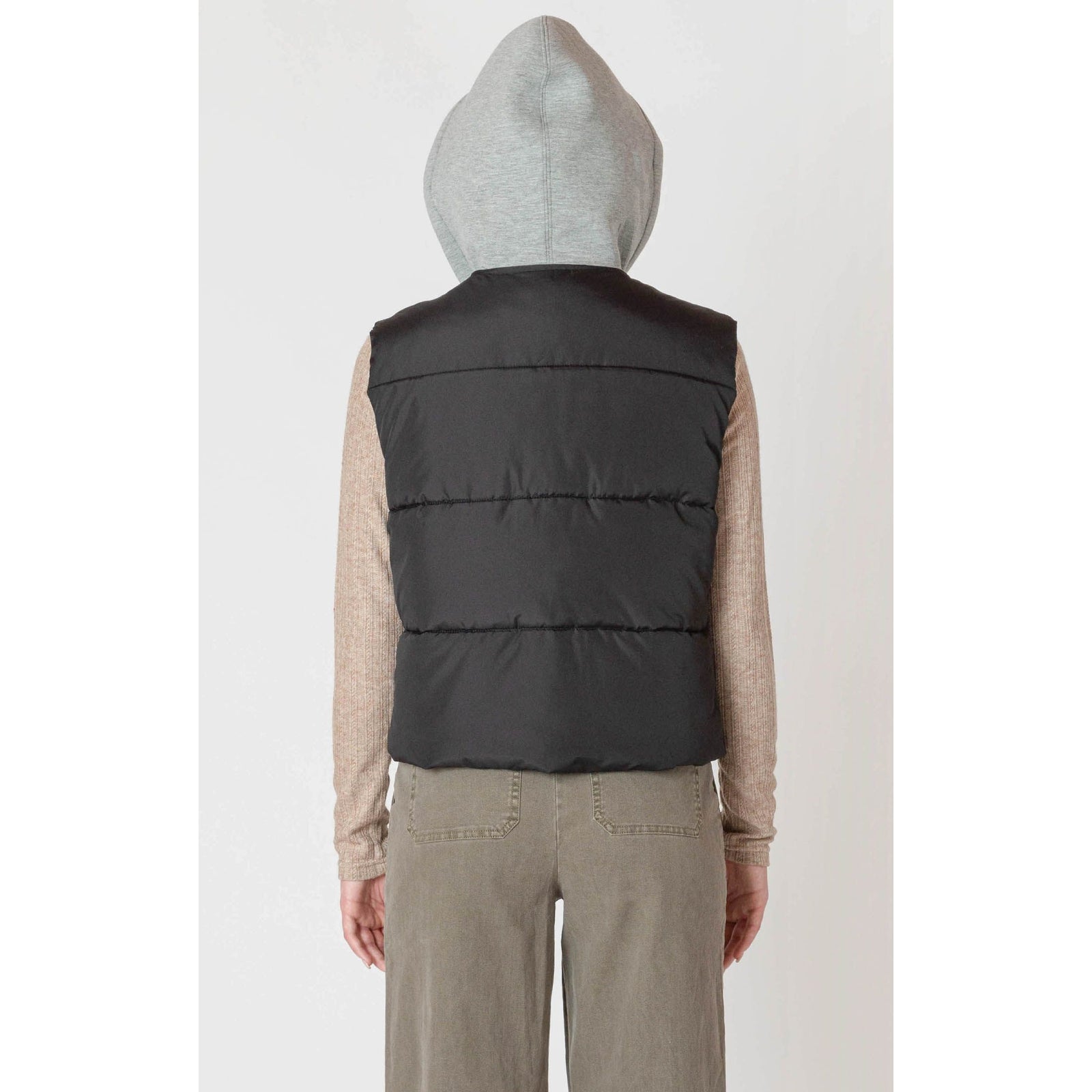 Room 34 Short Hooded Puffer Vest