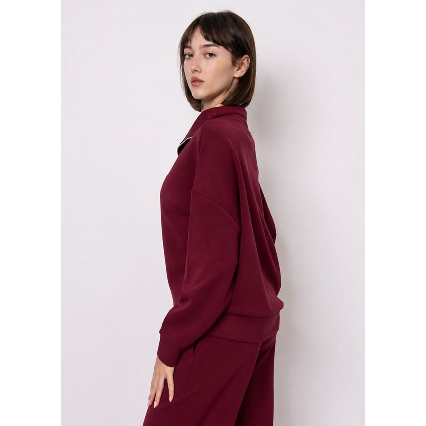 Seanni Soft Knit Half Zip Pullover