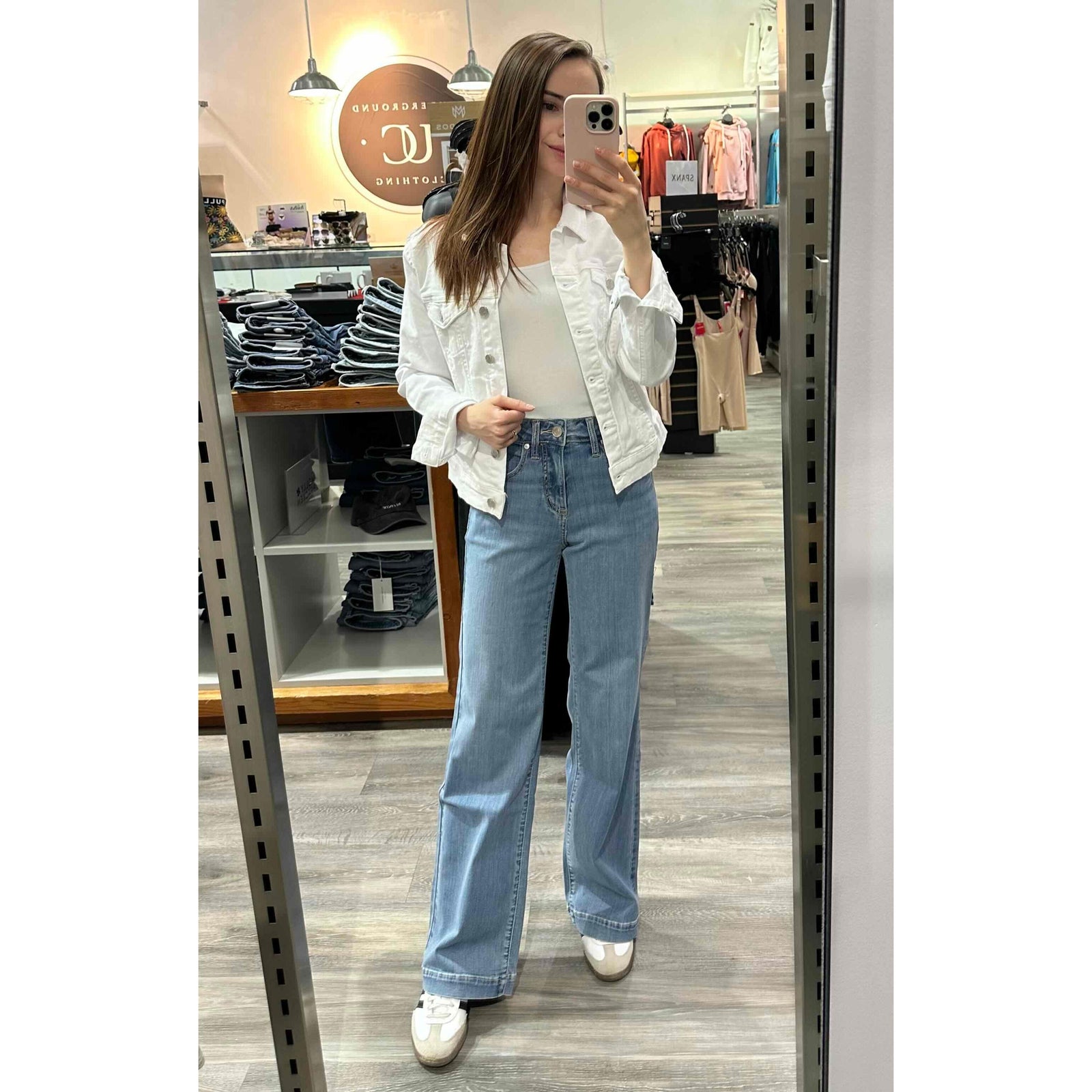 Silver Avery Trouser in Mateo