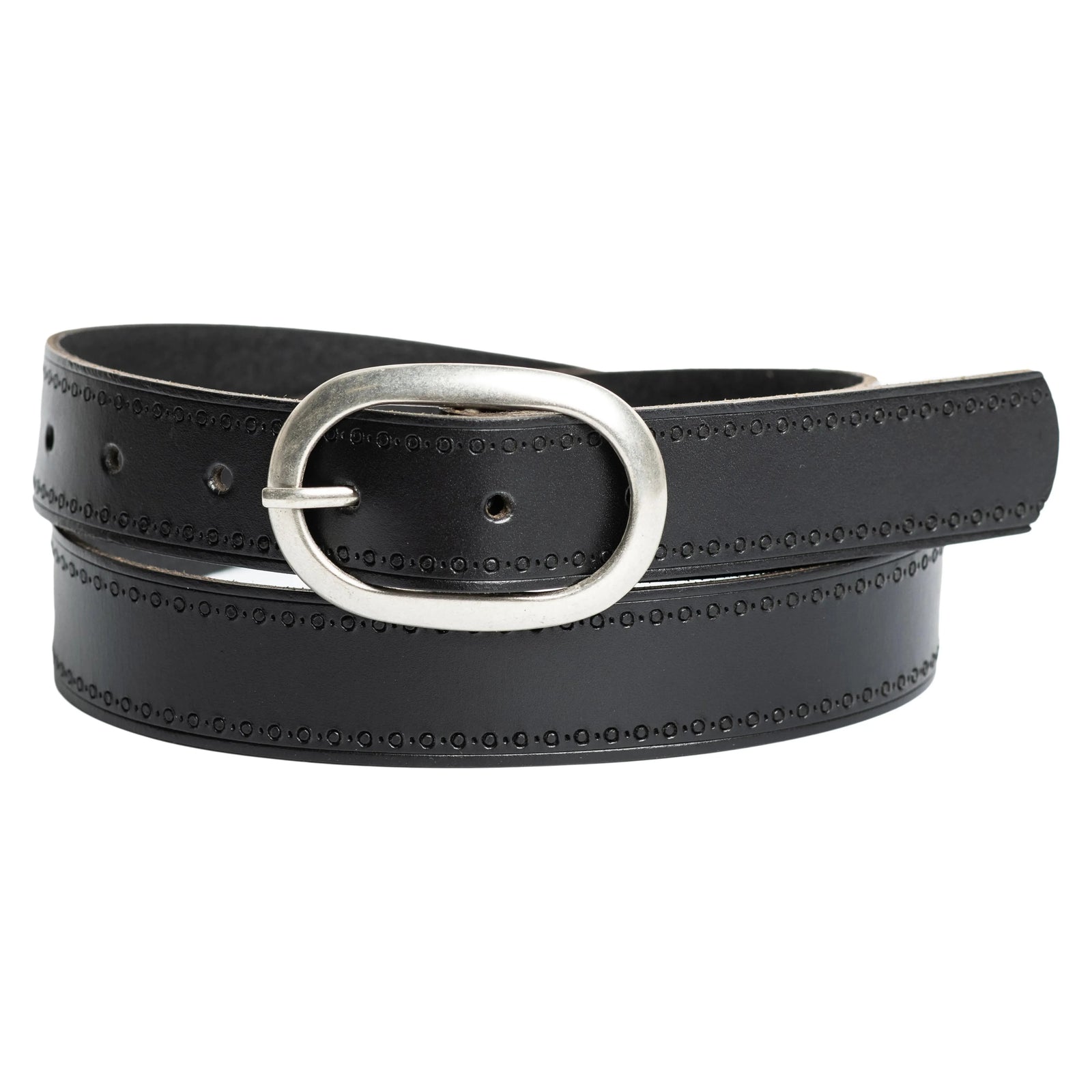 Silver Jeans Edge Embossed 30MM Leather Belt