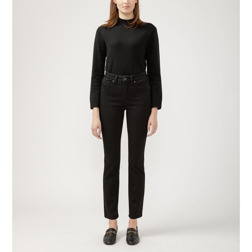 Silver Jeans Silver Avery Straight Black Jean