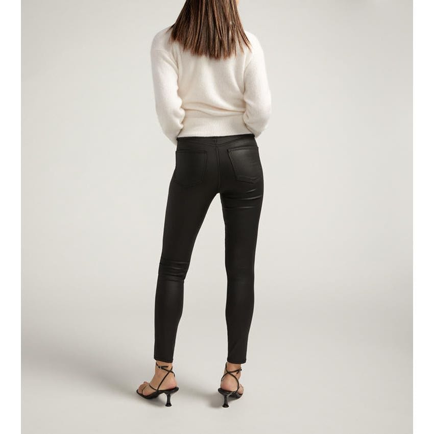 Silver Jeans Silver Isbister Black Coated Skinny Jean