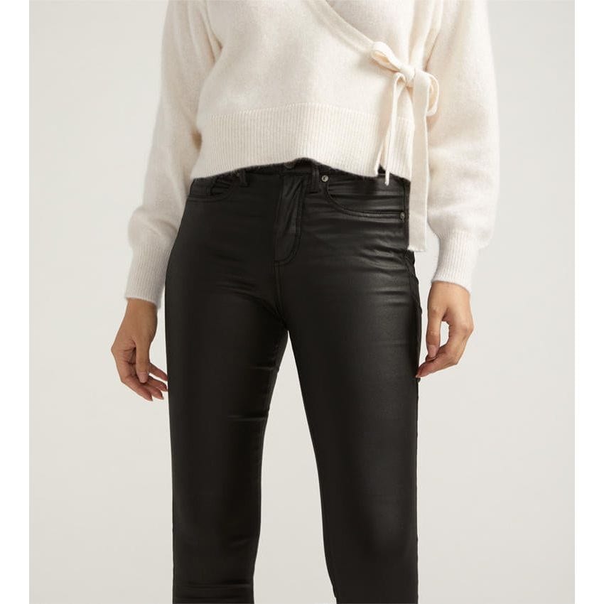 Silver Jeans Silver Isbister Black Coated Skinny Jean