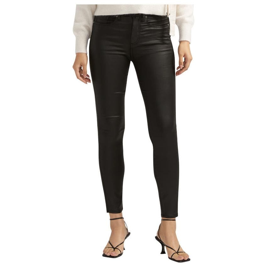 Silver Jeans Silver Isbister Black Coated Skinny Jean