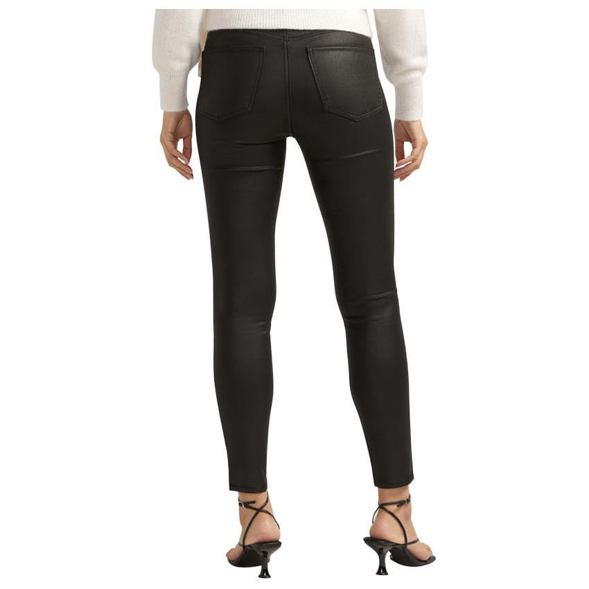 Silver Jeans Silver Isbister Black Coated Skinny Jean