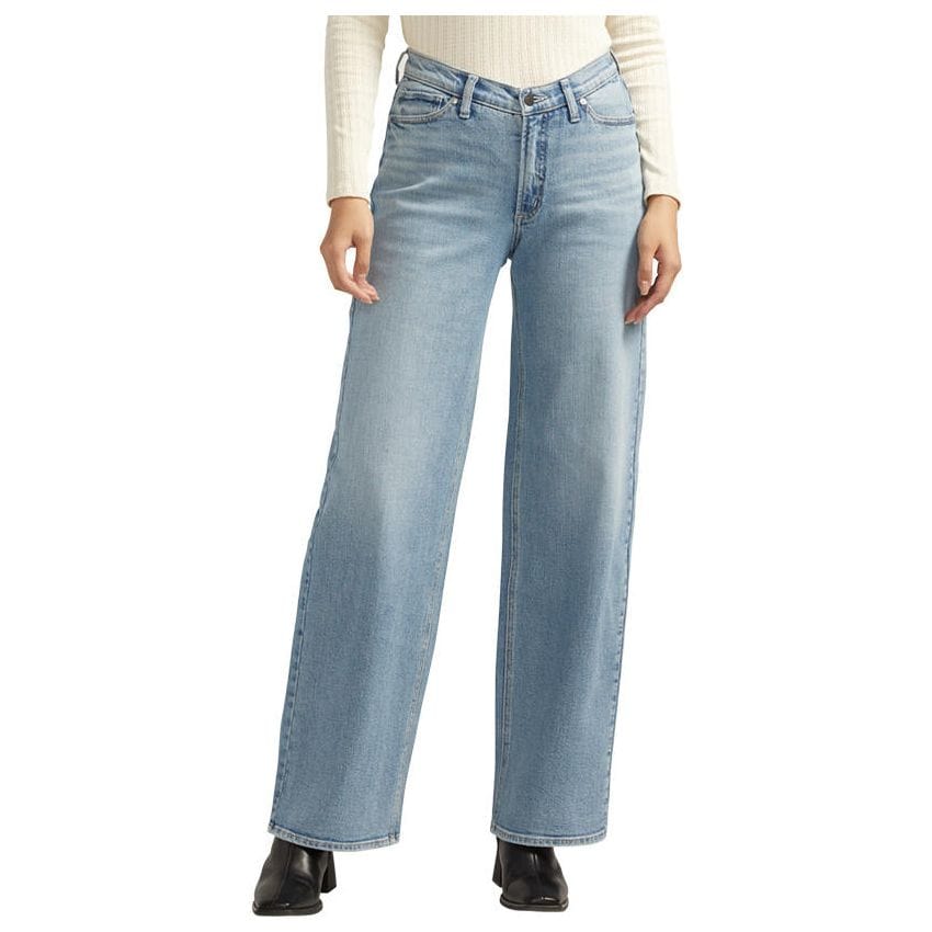 Silver Jeans Silver V Front Wide Leg Pant