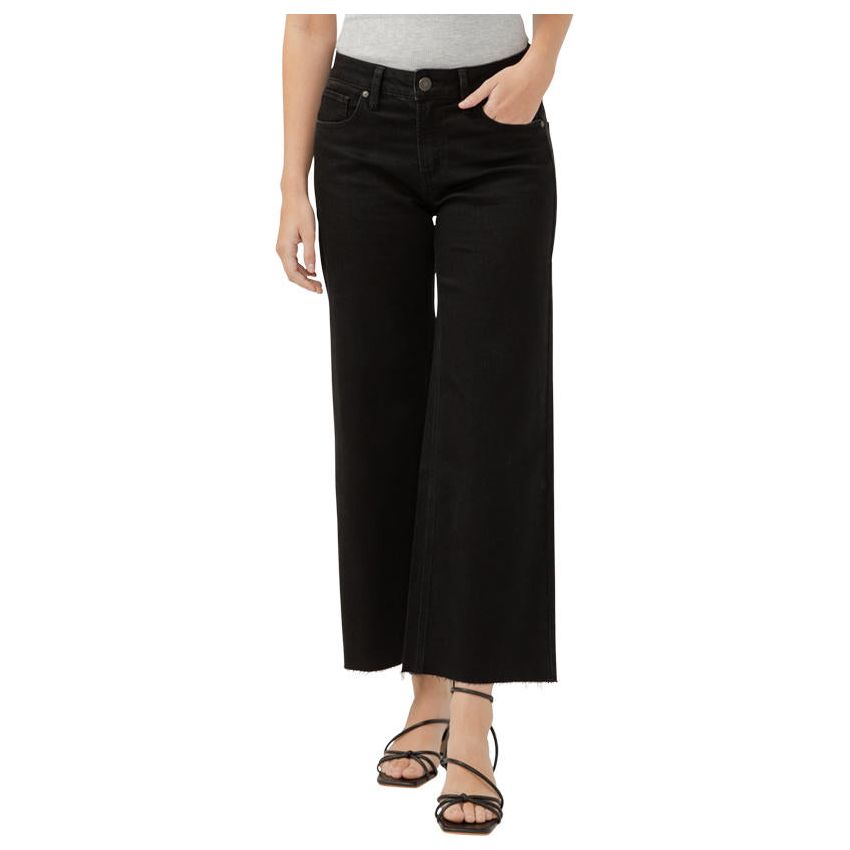 Effortlessly stylish, the Silver Suki Ankle Wide Leg Black features luxe stretch denim for all-day comfort.
