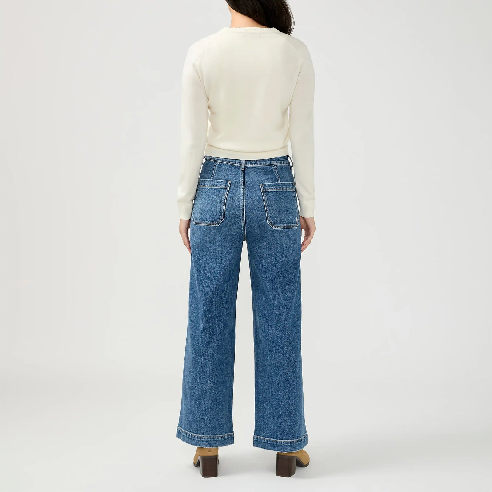 Silver Vintage Ankle Wide Leg