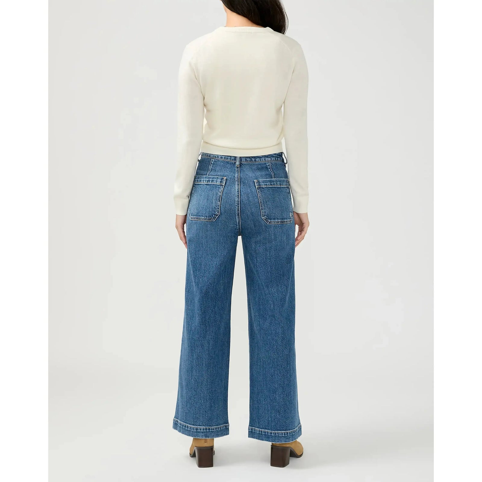 Silver Vintage Ankle Wide Leg
