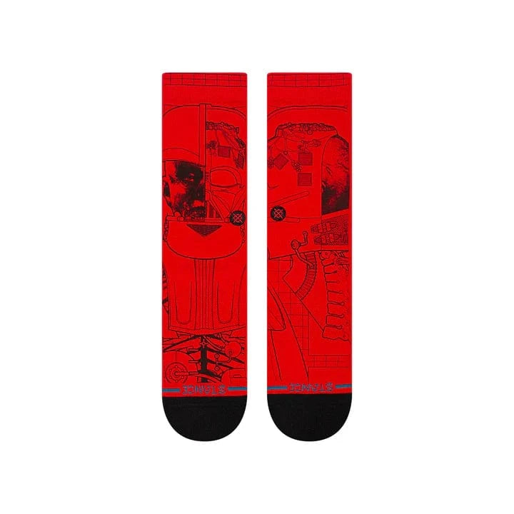 Stance Red / Large (Men 9-13) Stance Star Wars Vader Crew Socks