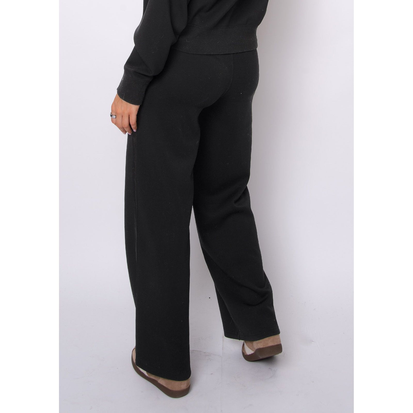 Erika Satin Trim Soft Knit Drawstring Pant