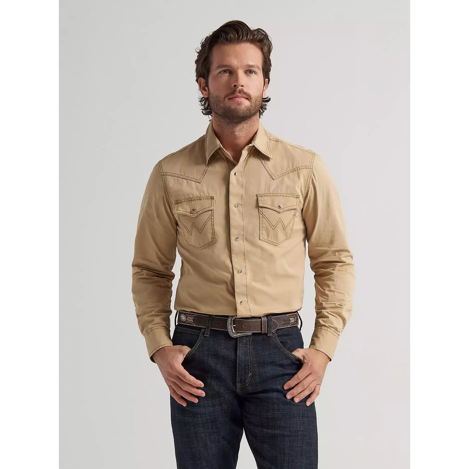 Wrangler Premium Twill Snap Shirt