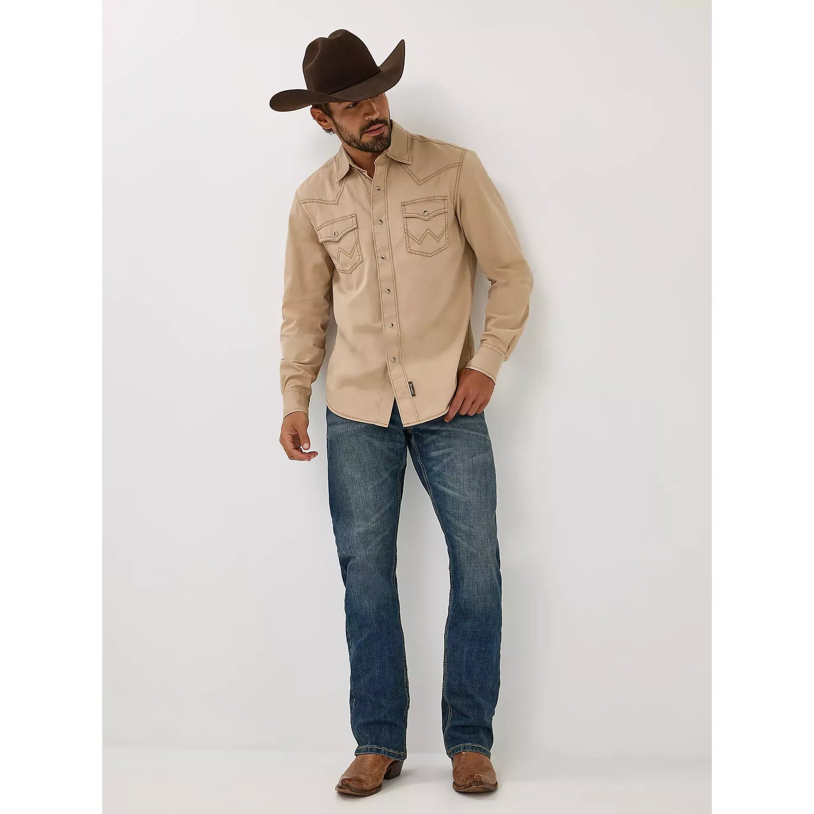 Wrangler Premium Twill Snap Shirt