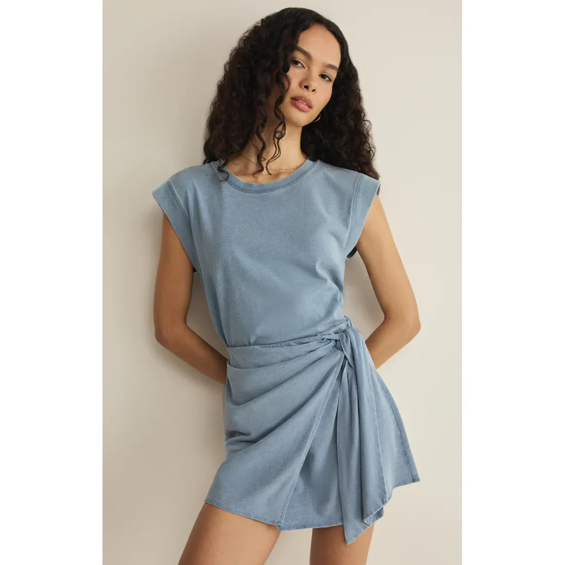 Z Supply Camino Denim Jersey Top