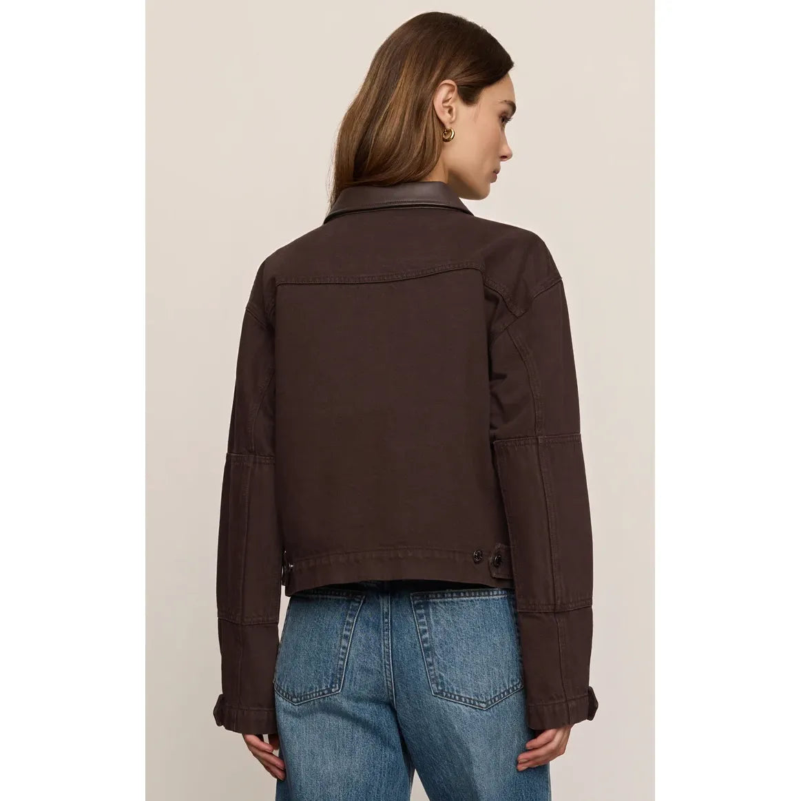 Z Supply Rye Cropped Denim Chore Jacket