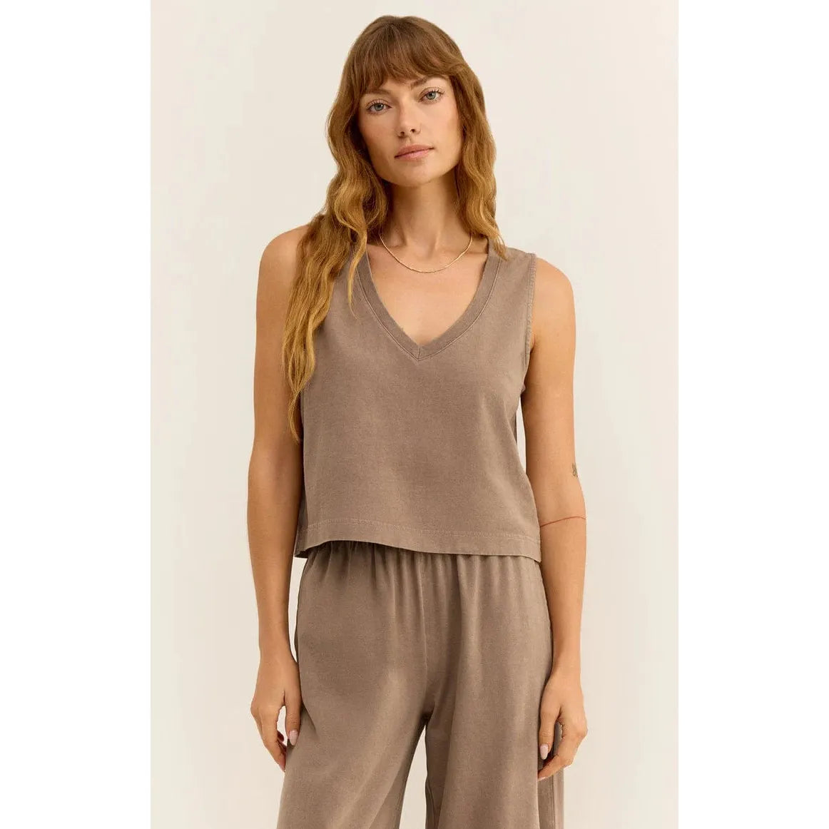 Shop the Z Supply Sloane V-Neck Tank - Sale for a lightweight, relaxed fit, perfect for everyday wear.