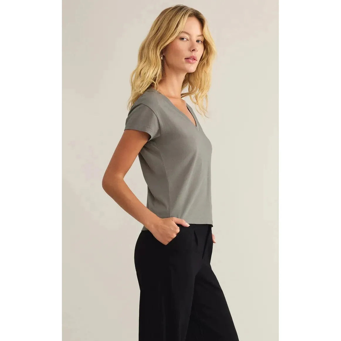 Z Supply Modern Jersey V-Neck Tee