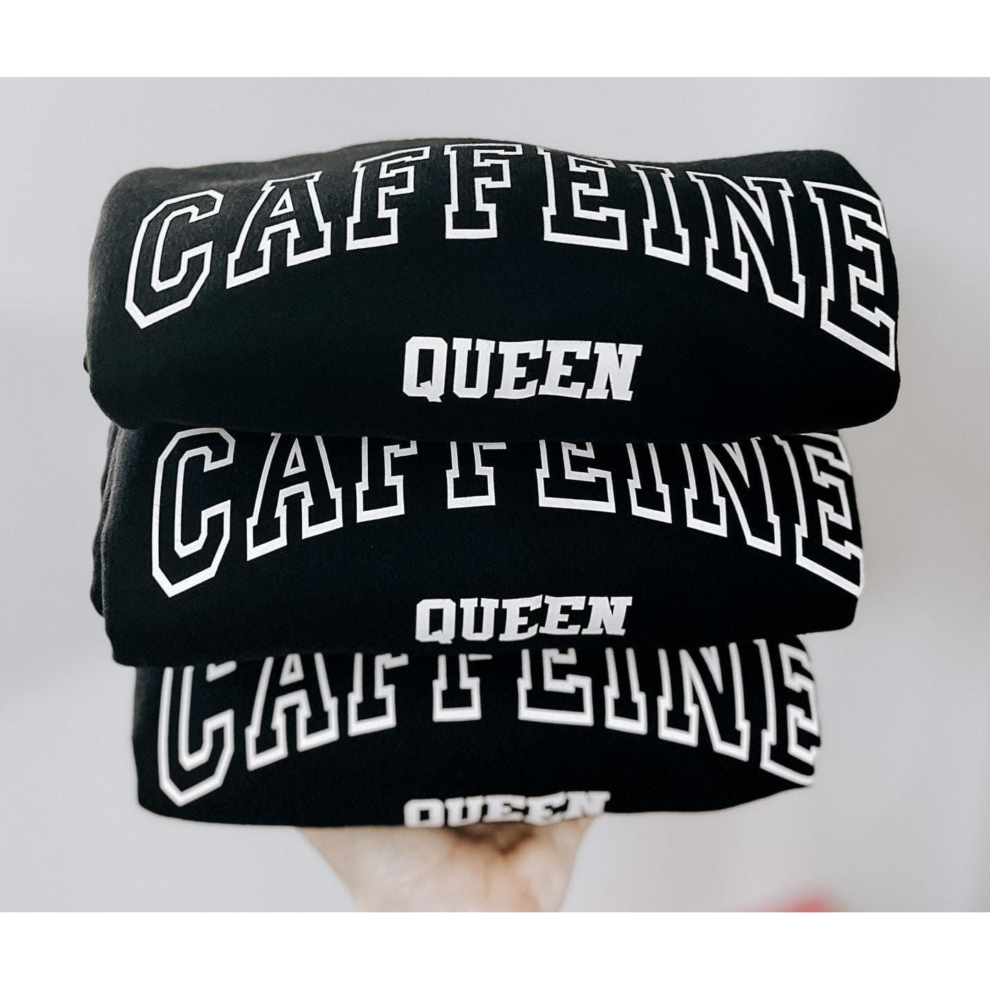 Blonde Ambition Caffeine Queen Crew Sweater