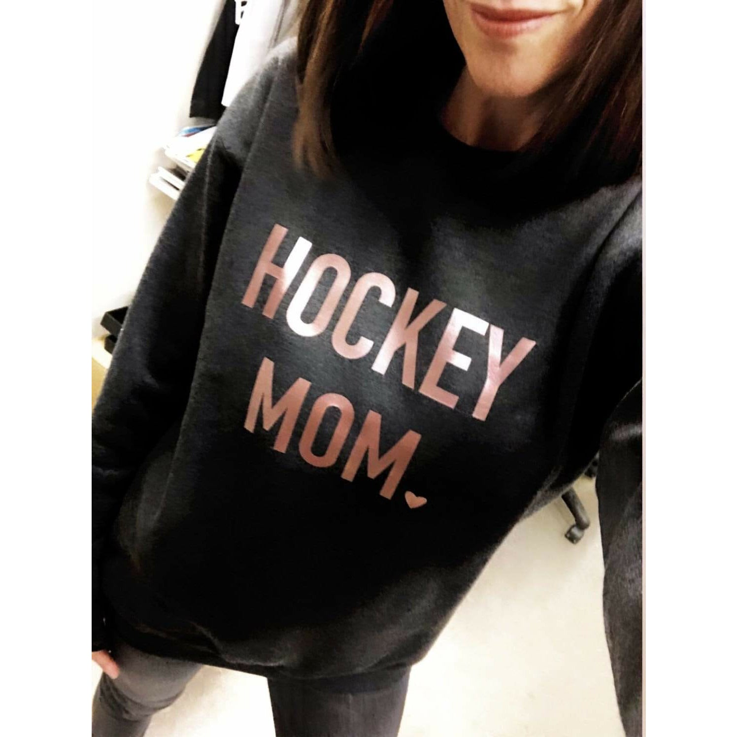 Blonde Ambition Hockey Mom Crewneck