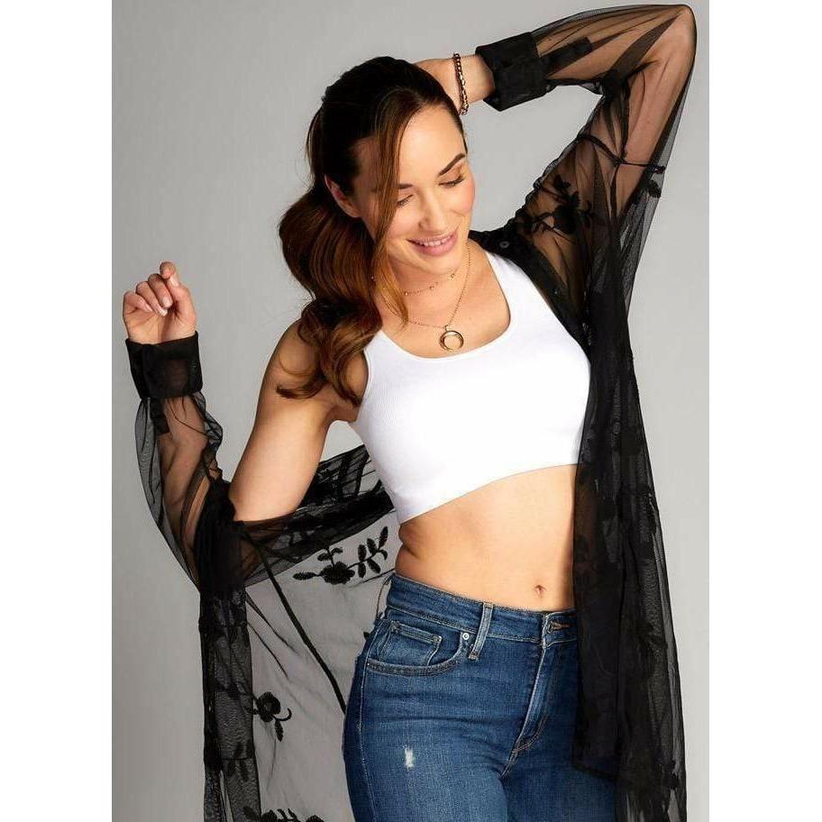 C'est Moi WHITE / S/M C'est Moi Bamboo Bralette