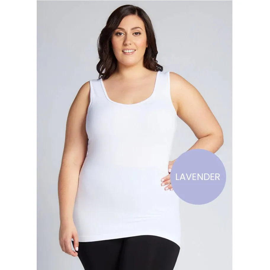 C'est Moi Lavender C'est Moi Curvy Bamboo Scoop Tank