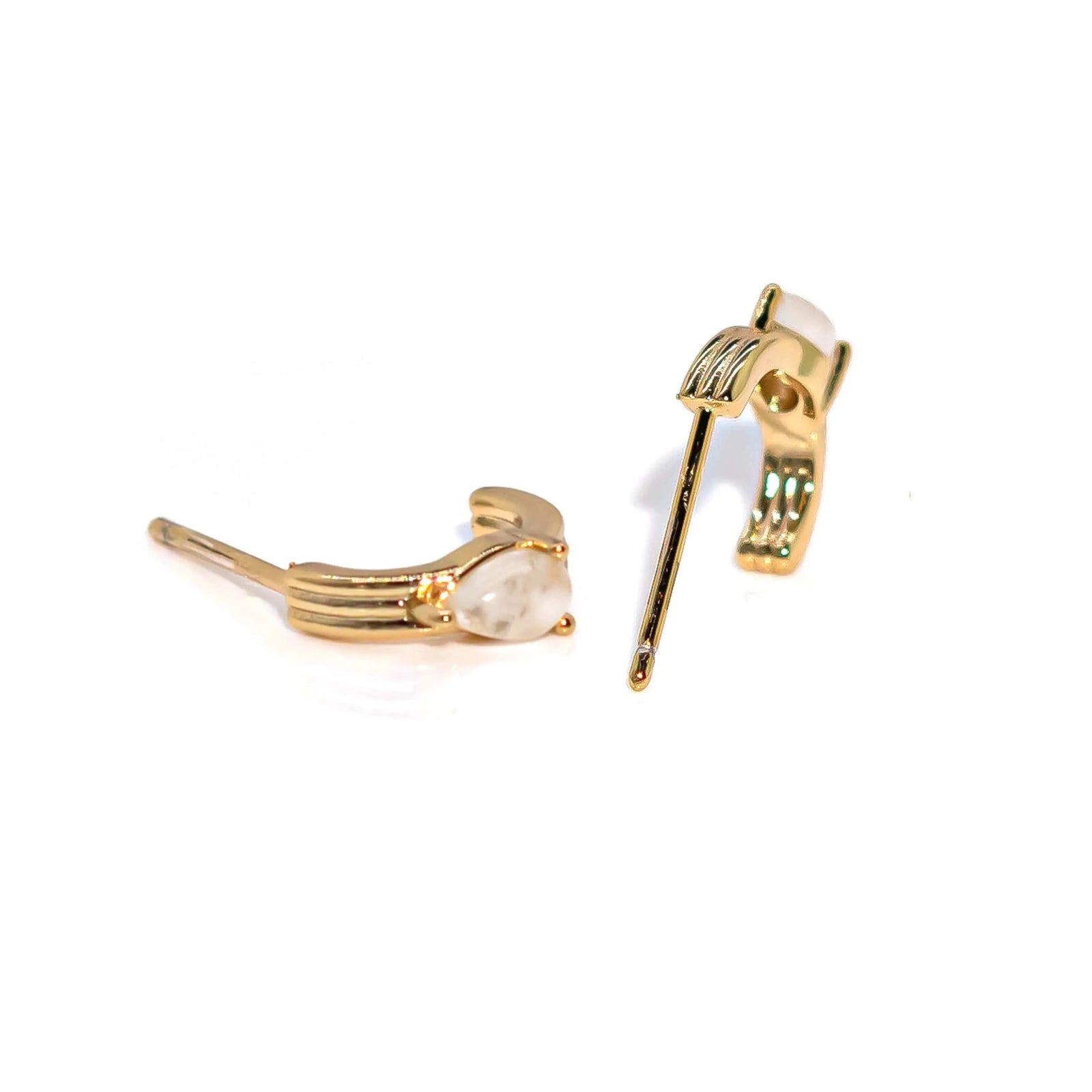 Eliasz & Ella Eliasz and Ella Moonbean Gold Hoop Earrings
