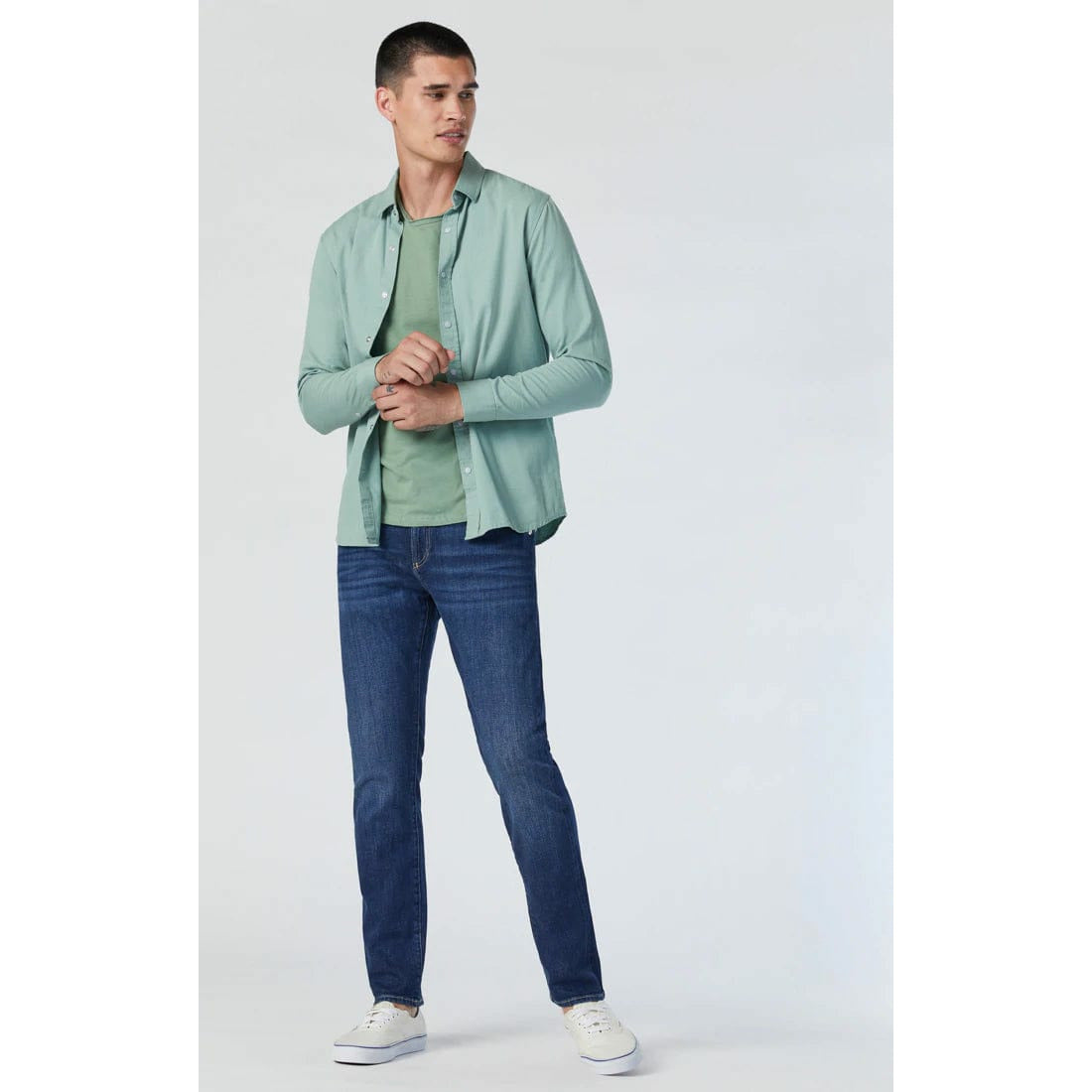 Mavi Jeans Dark Blue / 31 / 32 Mavi Marcus Deep Brushed Selvedge Denim