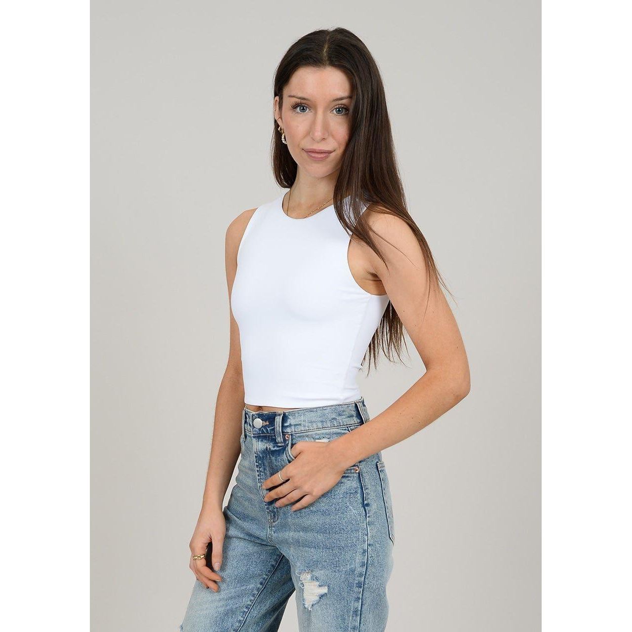 RD Second Skin Roxanna Crew Neck Tank Top