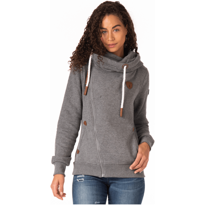 Wanakome Athena Hoodie DK HEATHER GREY