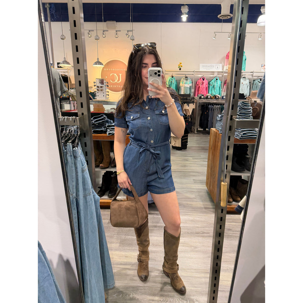Dex Belted Utility Romper