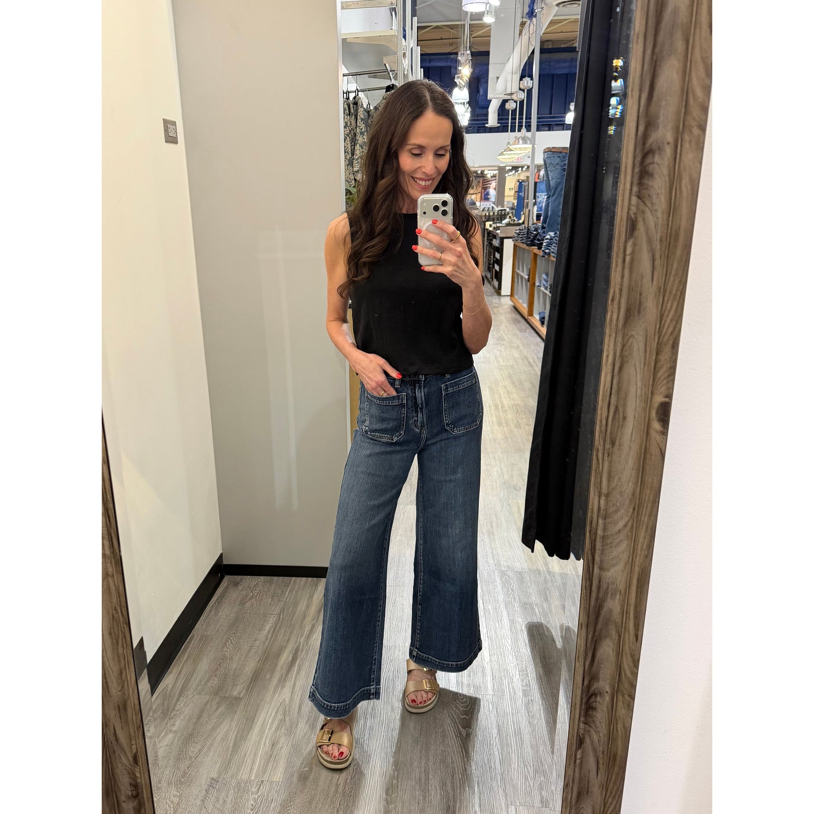 Silver Vintage Ankle Wide Leg