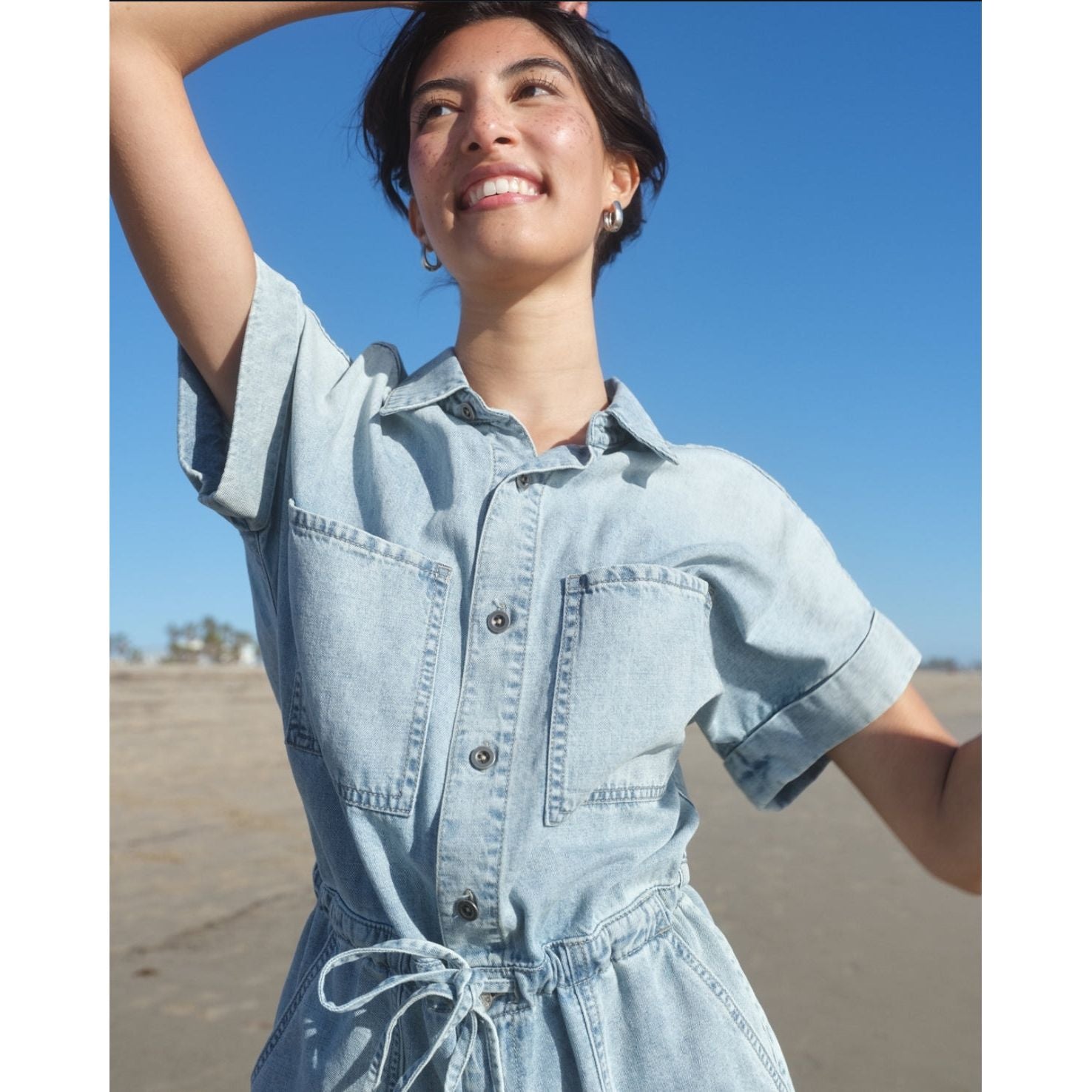 Daze Surfside Romper in Wildcard