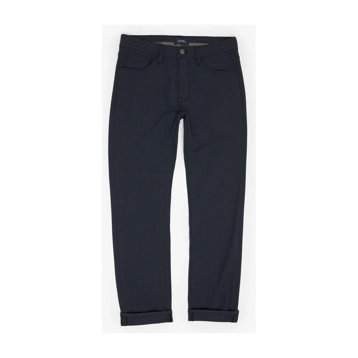 34 Heritage 34 Heritage Cool Elite Navy Checked Pants