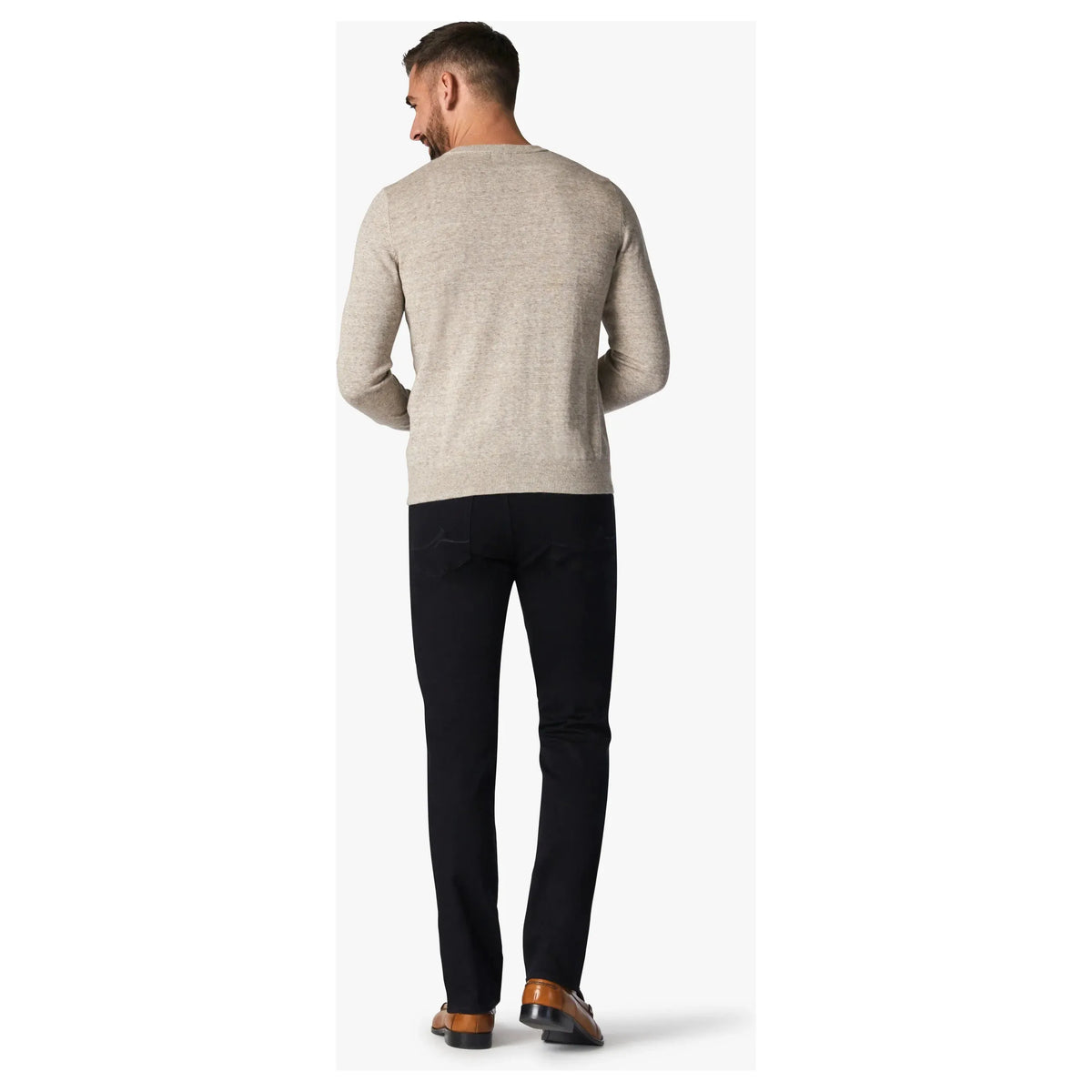 Men's style with 34 Heritage Courage Black Vintage Comfort, featuring a contemporary fit and ultra-soft cotton blend.