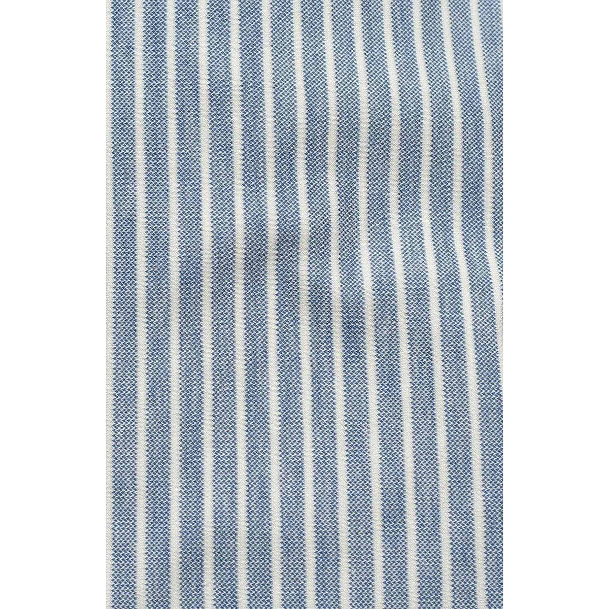 Stylish 34 Heritage Striped Blue Long Sleeve Shirt featuring a classic design, machine wash cold. Made in Turkey.