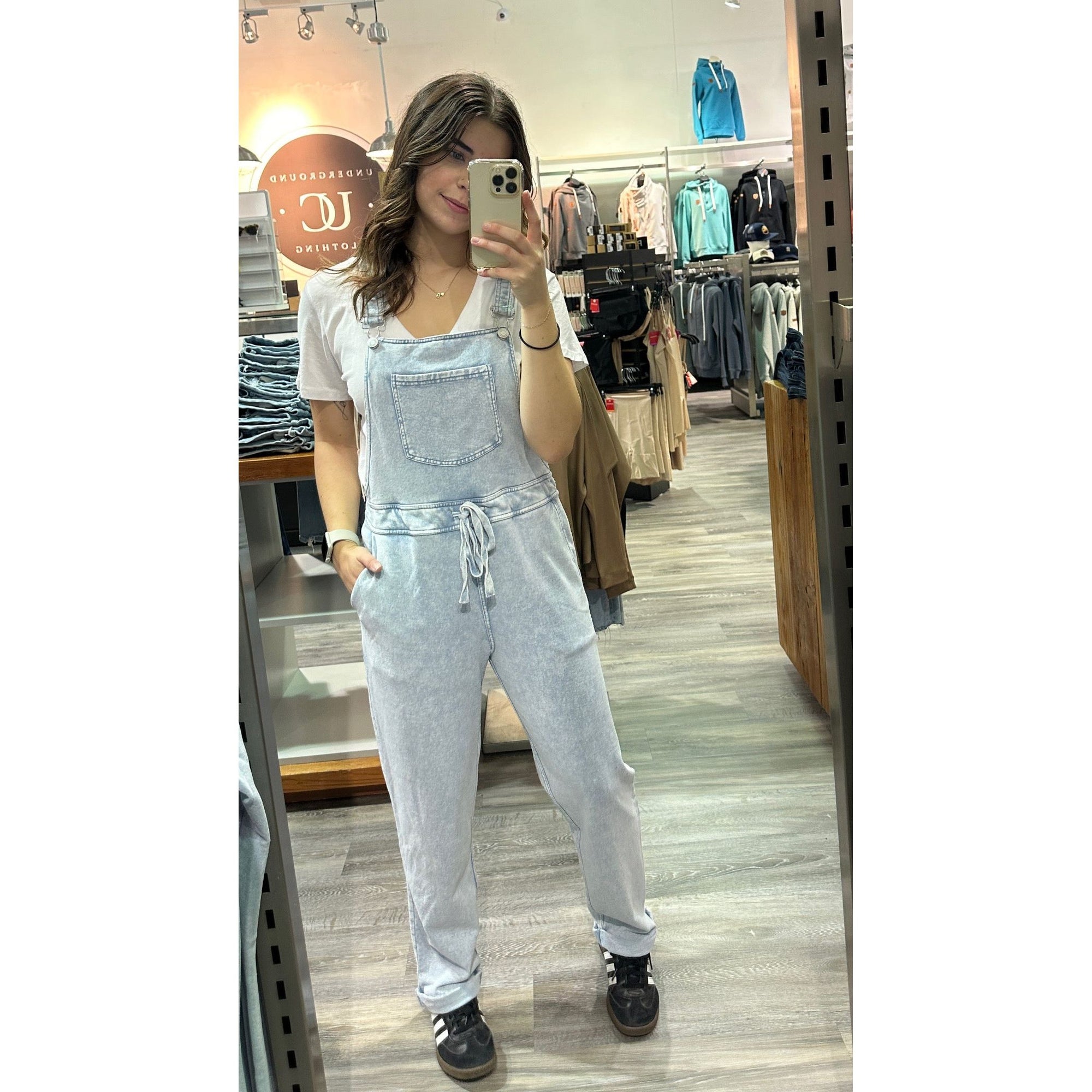 Z Supply Knit Denim Overall