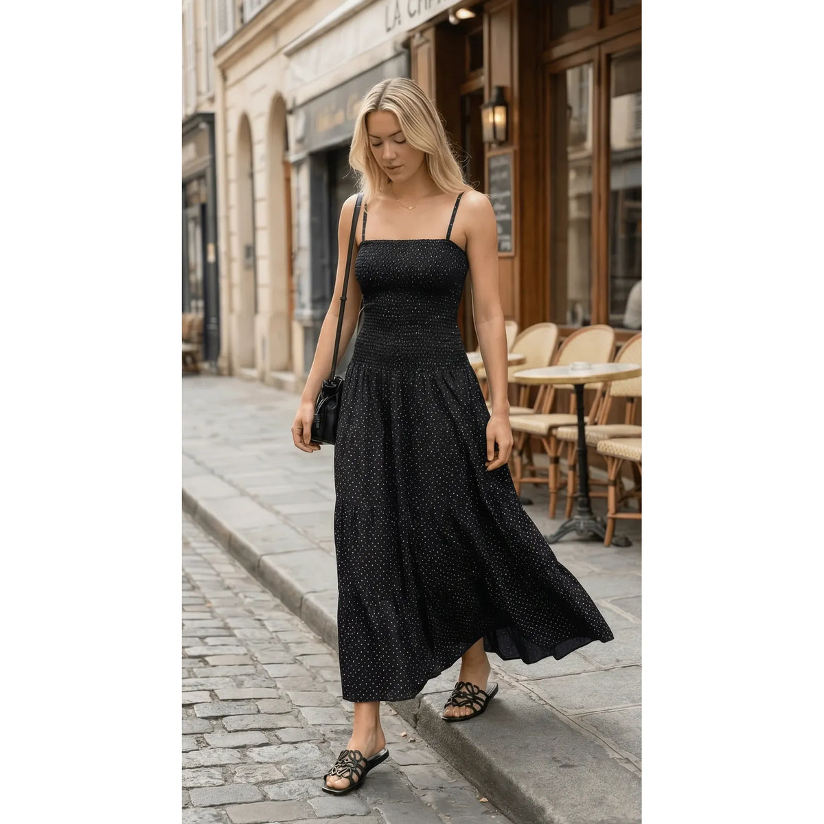 Priv Loralee Polka Dot Dress