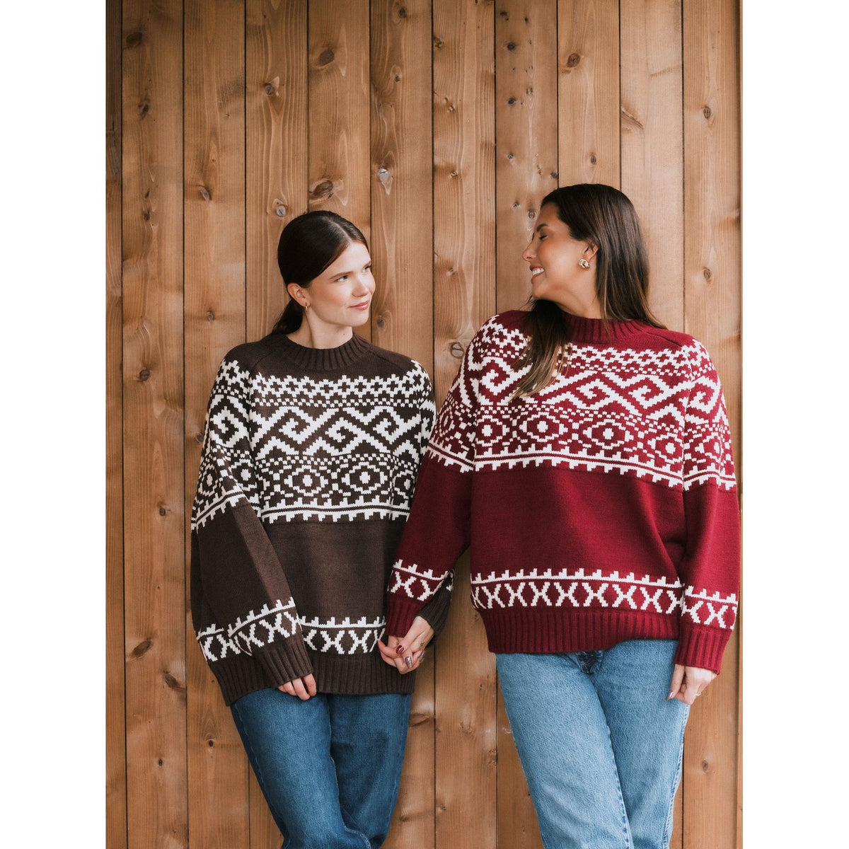 Brunette the Label Fair Isle Sweater