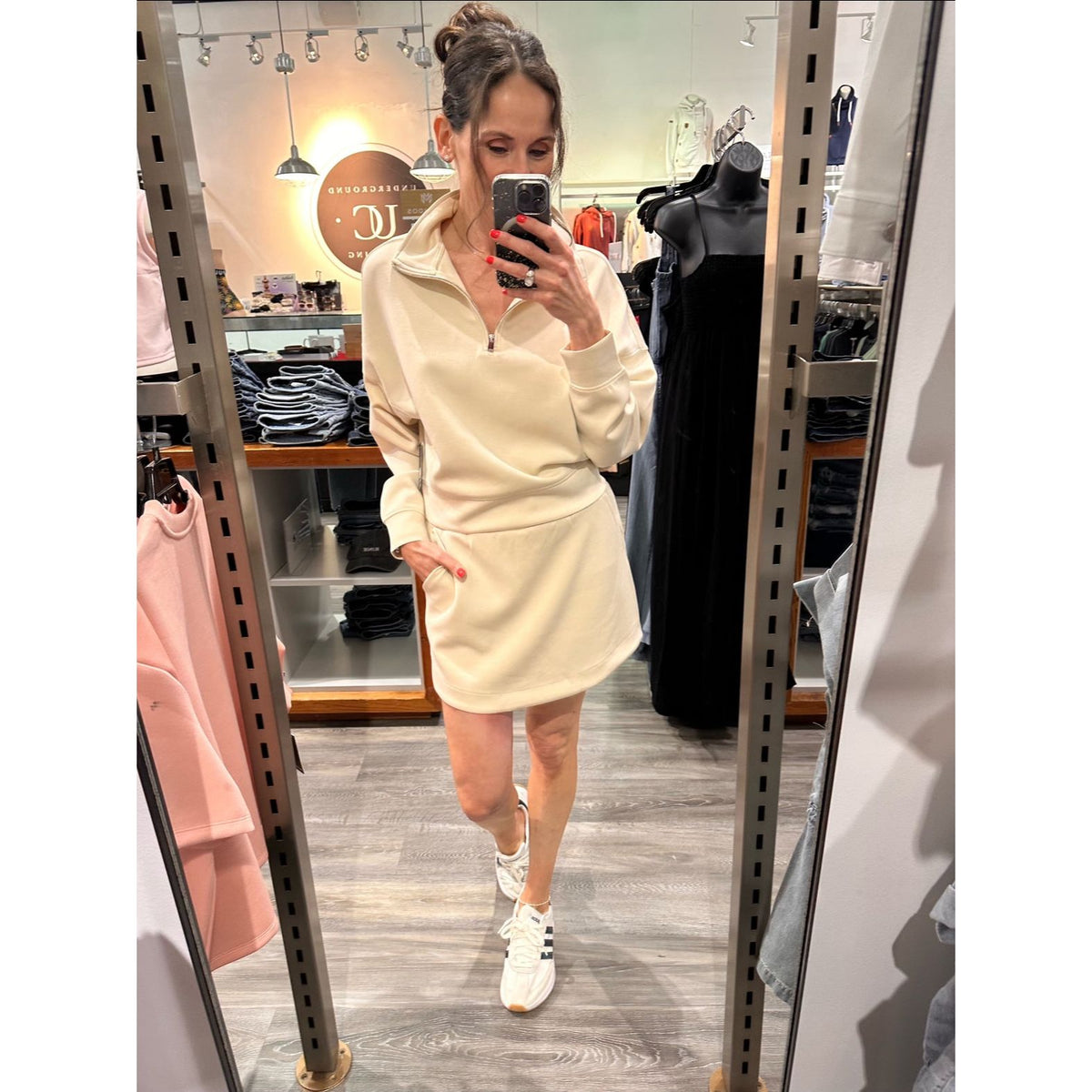 Santia Soft Knit Mini Skirt