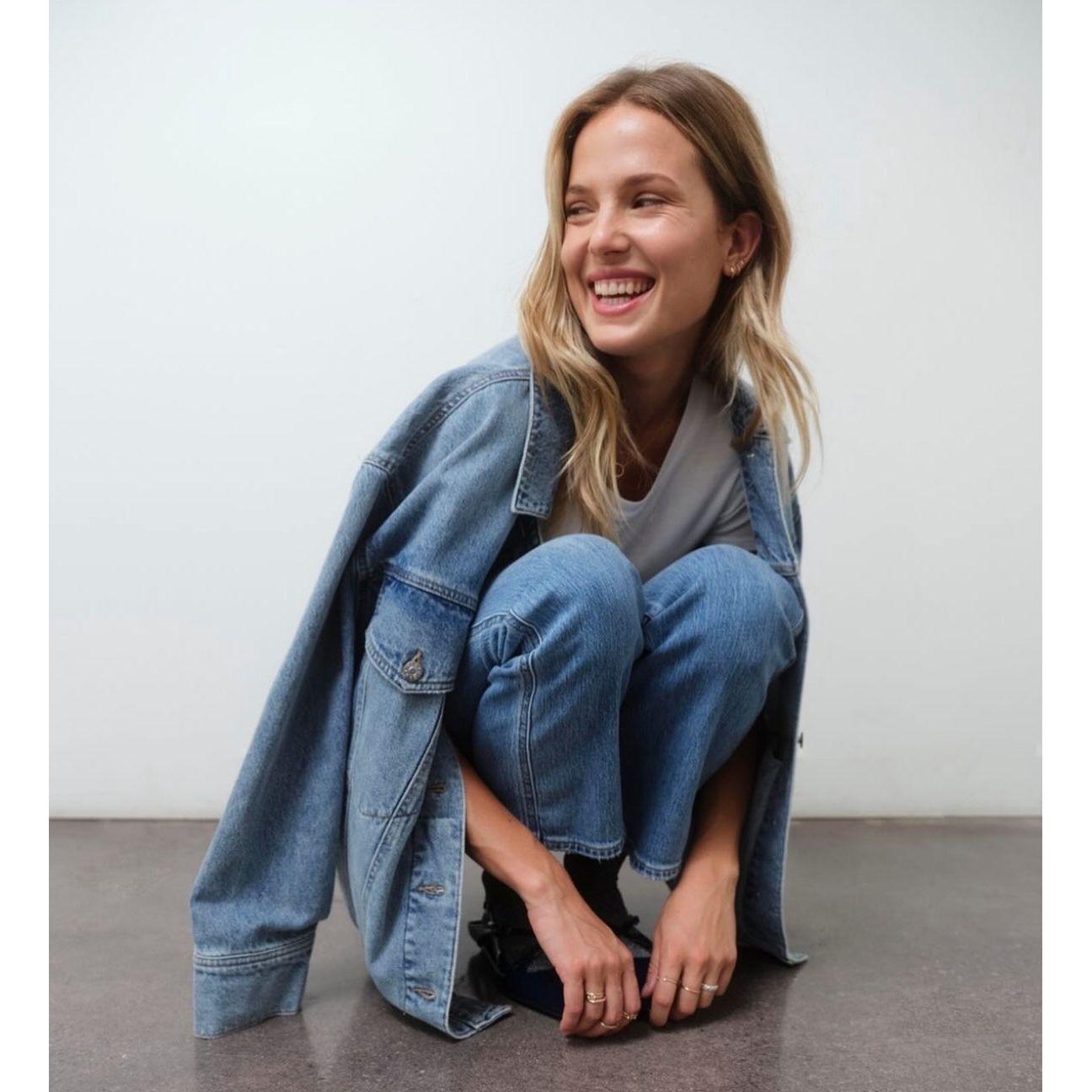 Daze Beau Boyfriend Denim Jacket in Later