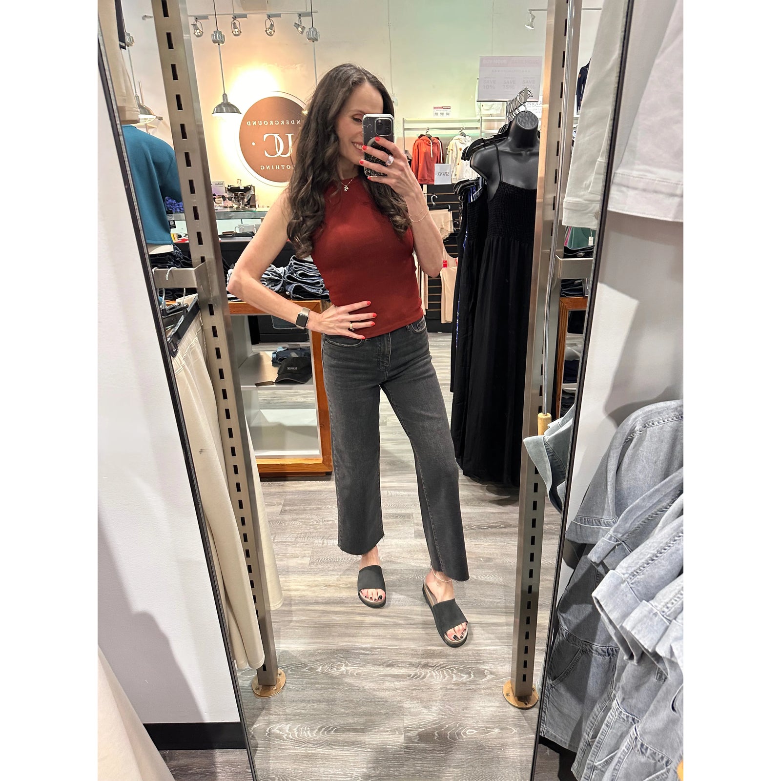 Daze Pleaser High Rise Wide Leg Ankle in Twilight