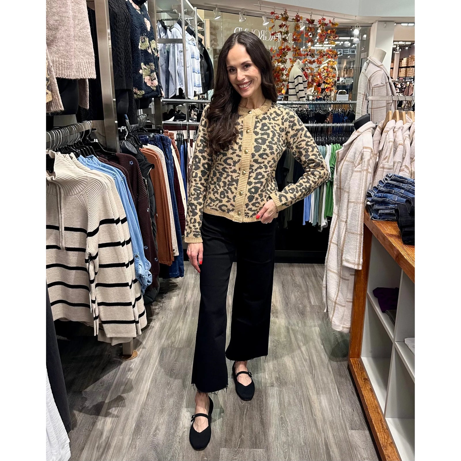 Dex Leopard Cardigan